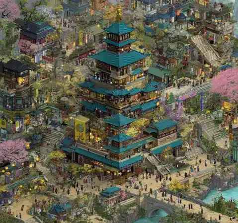 都市奇幻题材漫画，霓虹灯下的少年与神秘生物